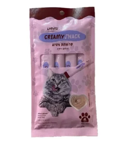 Creamy Snacks Lopets Gato Atun Bonito 60 gr - 4 Unidades