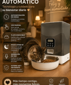 Dispensador automático de comida 3 lts