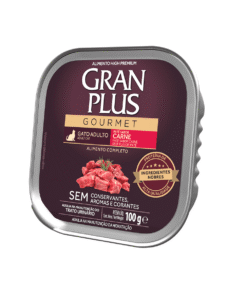 Alimento Paté Gran Plus Gato Adulto sabor Carne 100 g