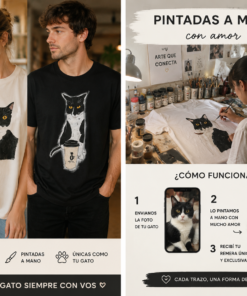 Remera T-Shirt Personalizada pintada a mano