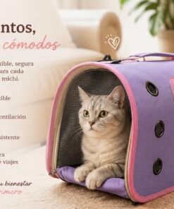 Transportadora flexible tipo bolso 36 x 24 x 25