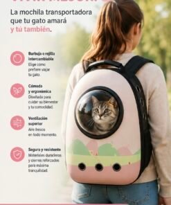 Transportadora mochila c/visor 41 x 31 x 22 cm